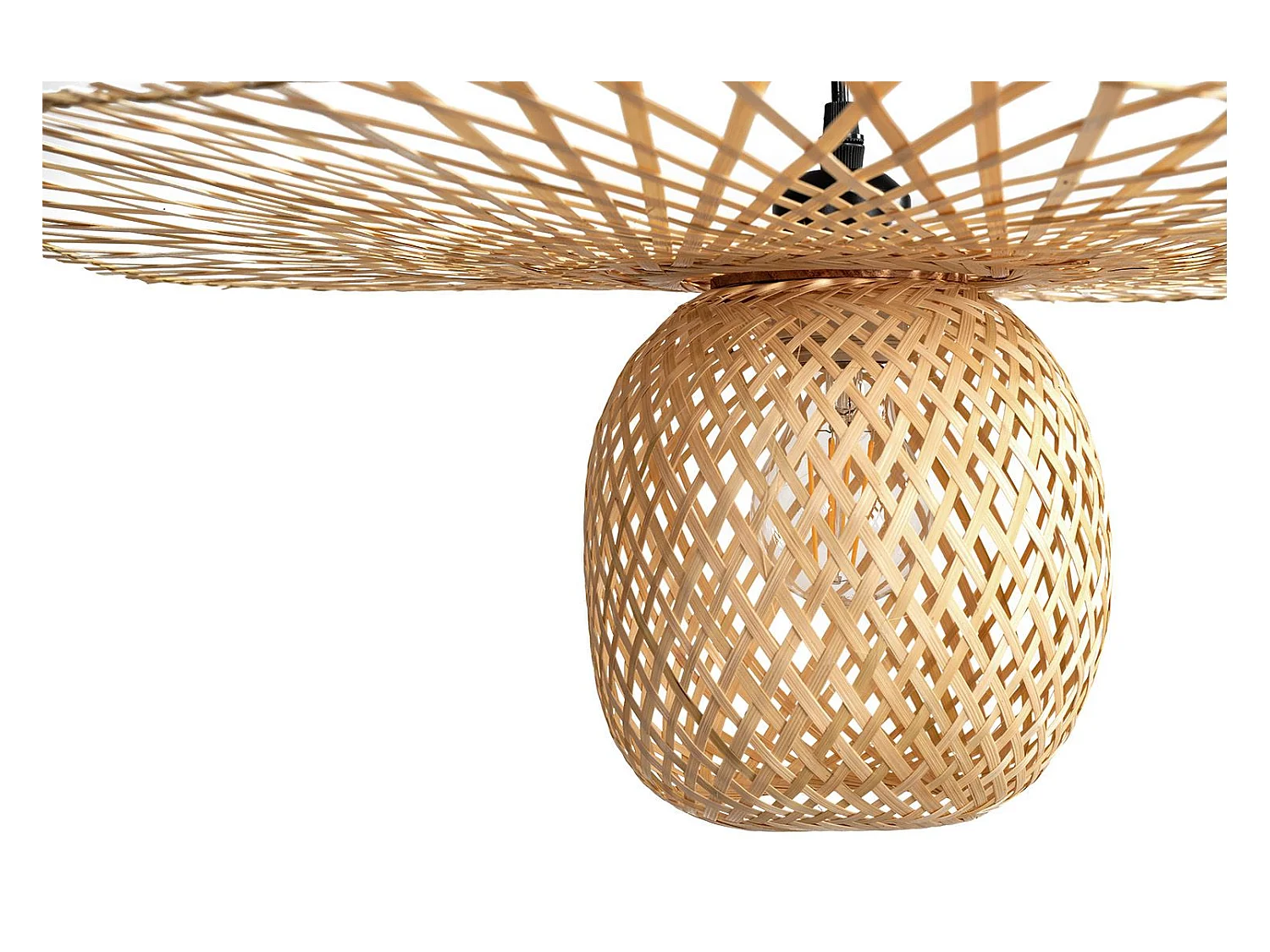 Lampe Suspendue Toolight App881-1Cp Natural Black