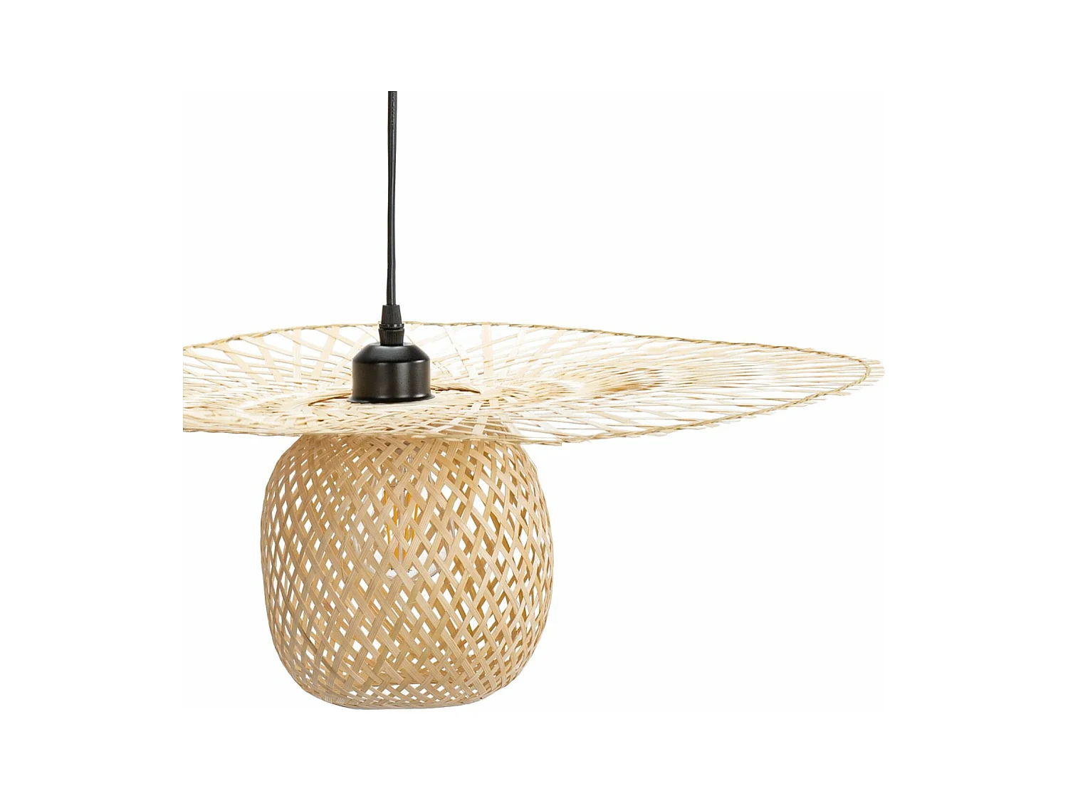 Lampe Suspendue Toolight App881-1Cp Natural Black