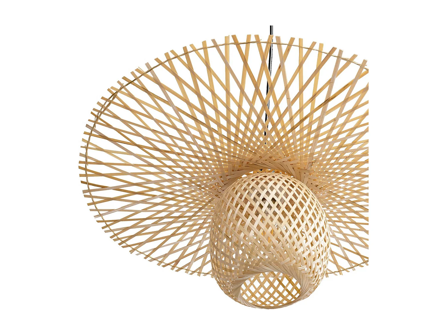 Lampe Suspendue Toolight App881-1Cp Natural Black