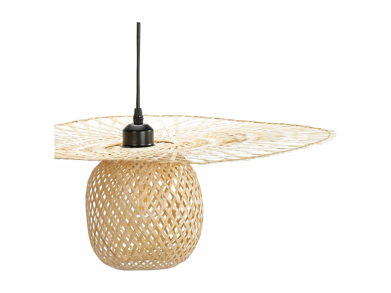 Lampe Suspendue Toolight App881-1Cp Natural Black