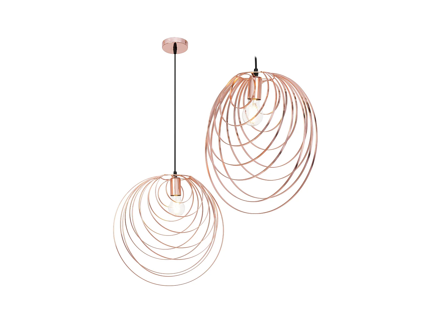 Lampe Suspendue Toolight App427-1Cp Rose Gold