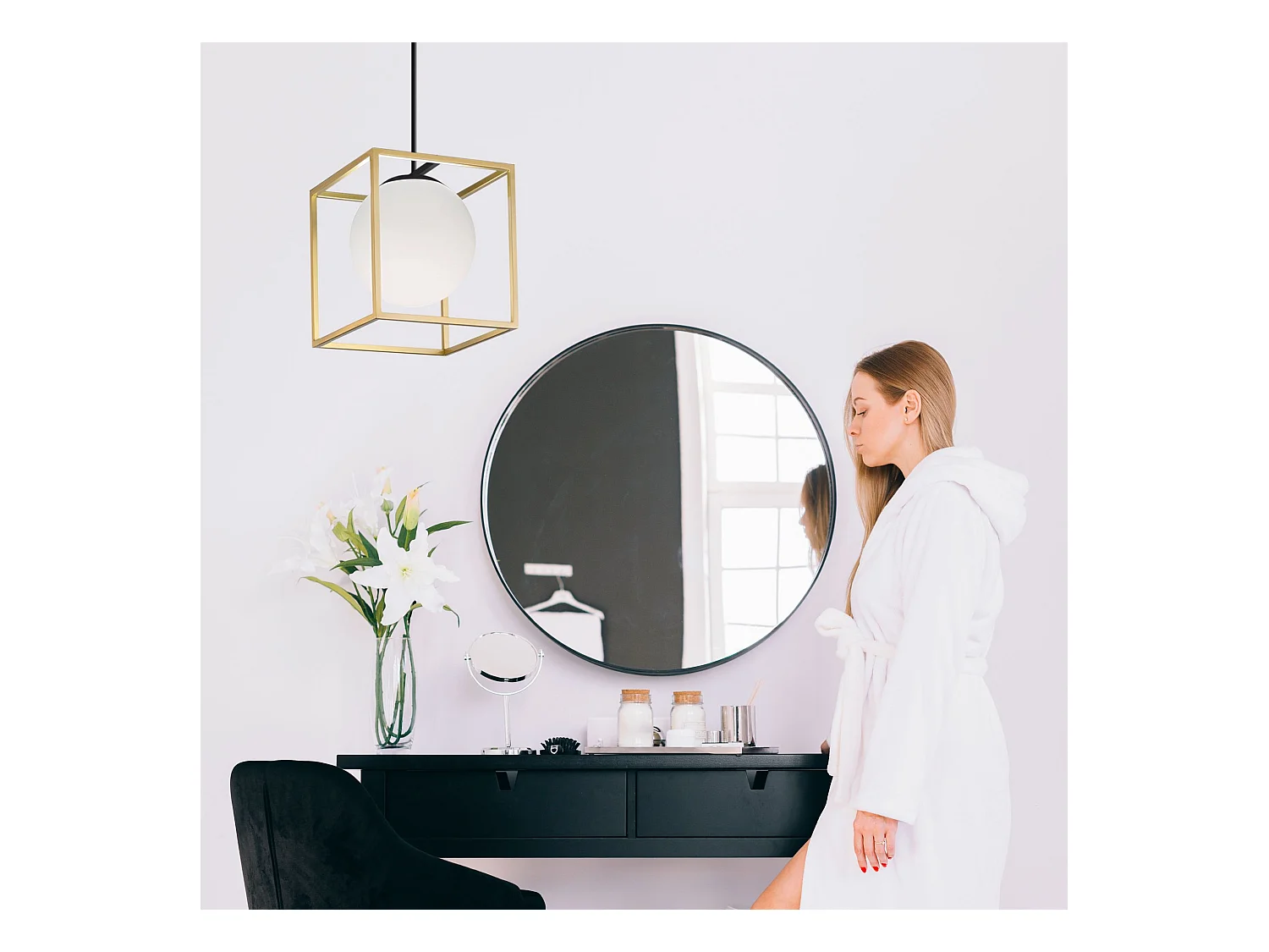 Lampe Suspendue Toolight App1165-1Cp Gold White