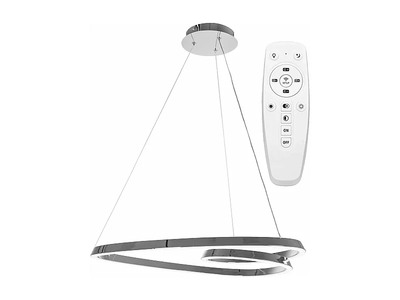 Lampe Suspendue Toolight Led App798-Cp Loop Chrome