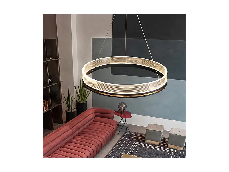 Lampe Suspendue Toolight App1192-Cp 60Cm Black