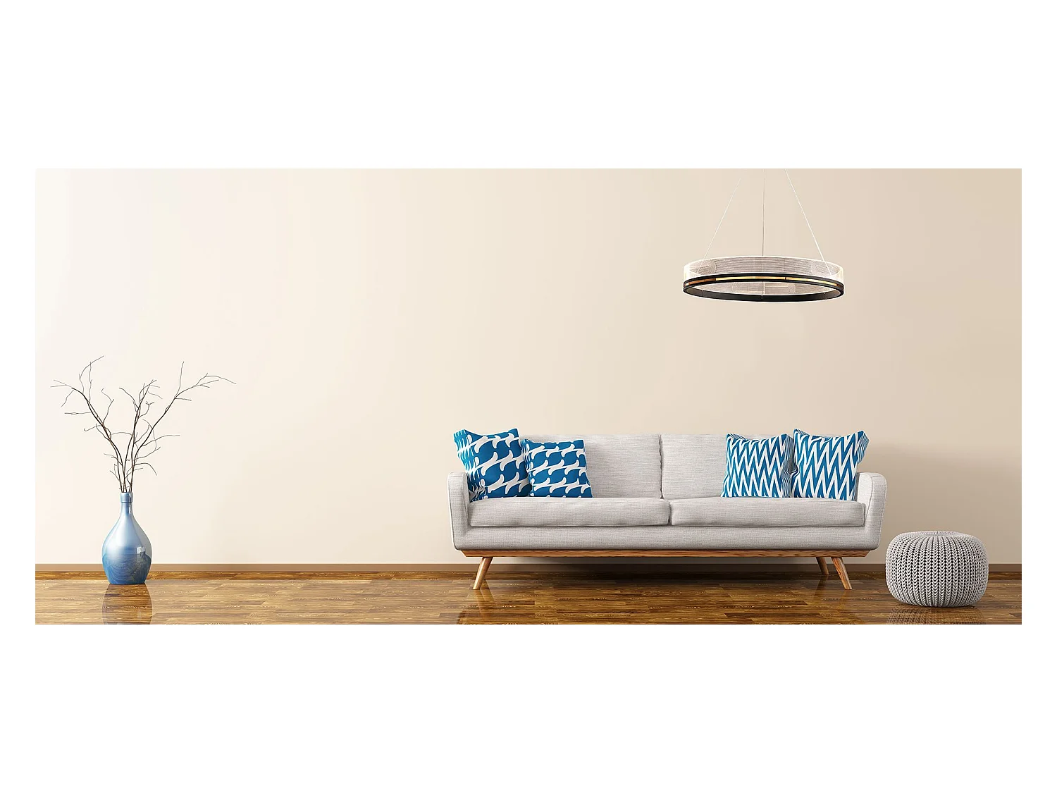 Lampe Suspendue Toolight App1192-Cp 60Cm Black