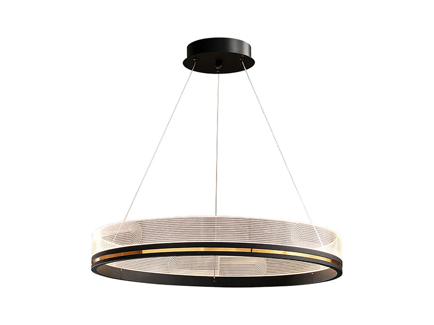 Lampe Suspendue Toolight App1192-Cp 60Cm Black