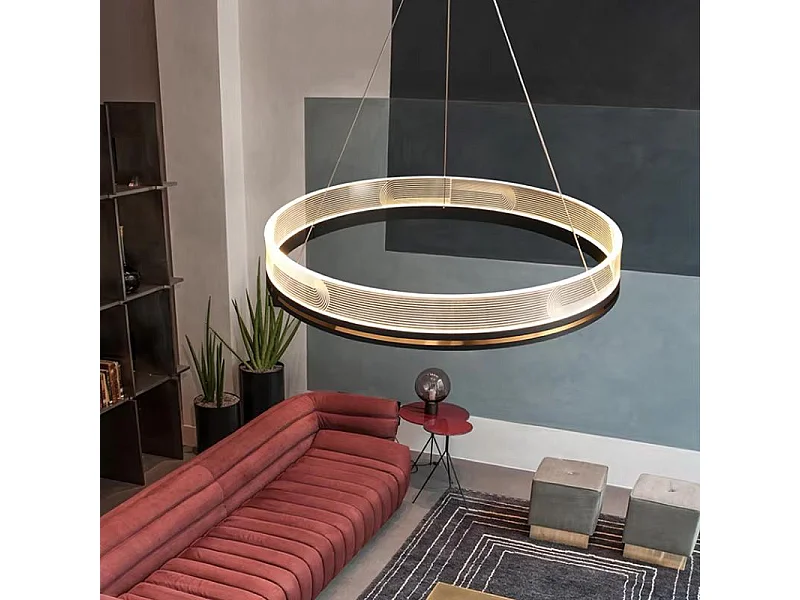 Hängelampe Toolight App1192-Cp 60Cm Black