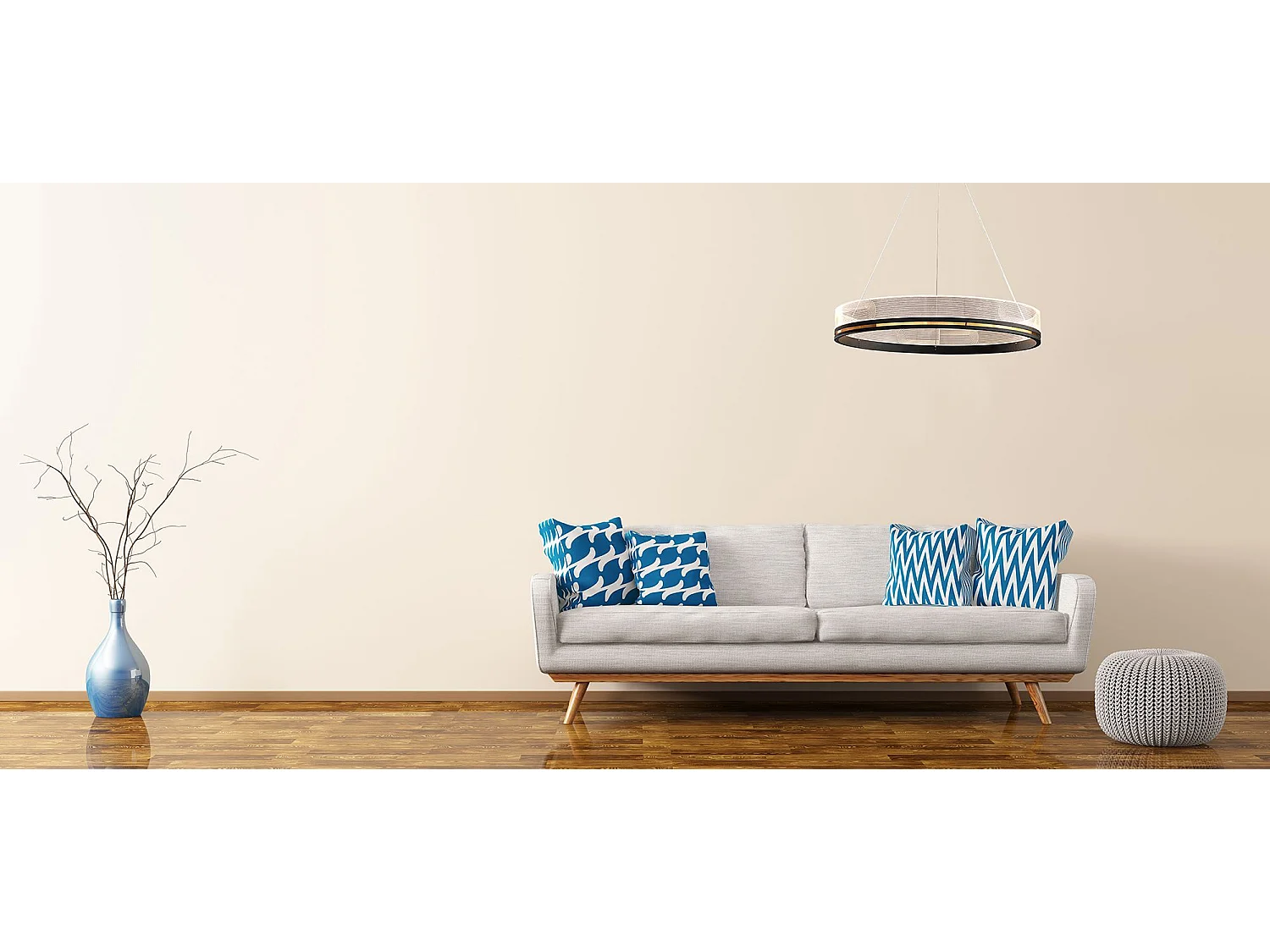 Hängelampe Toolight App1192-Cp 60Cm Black