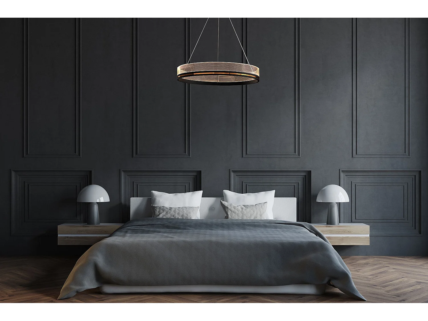 Hängelampe Toolight App1192-Cp 60Cm Black