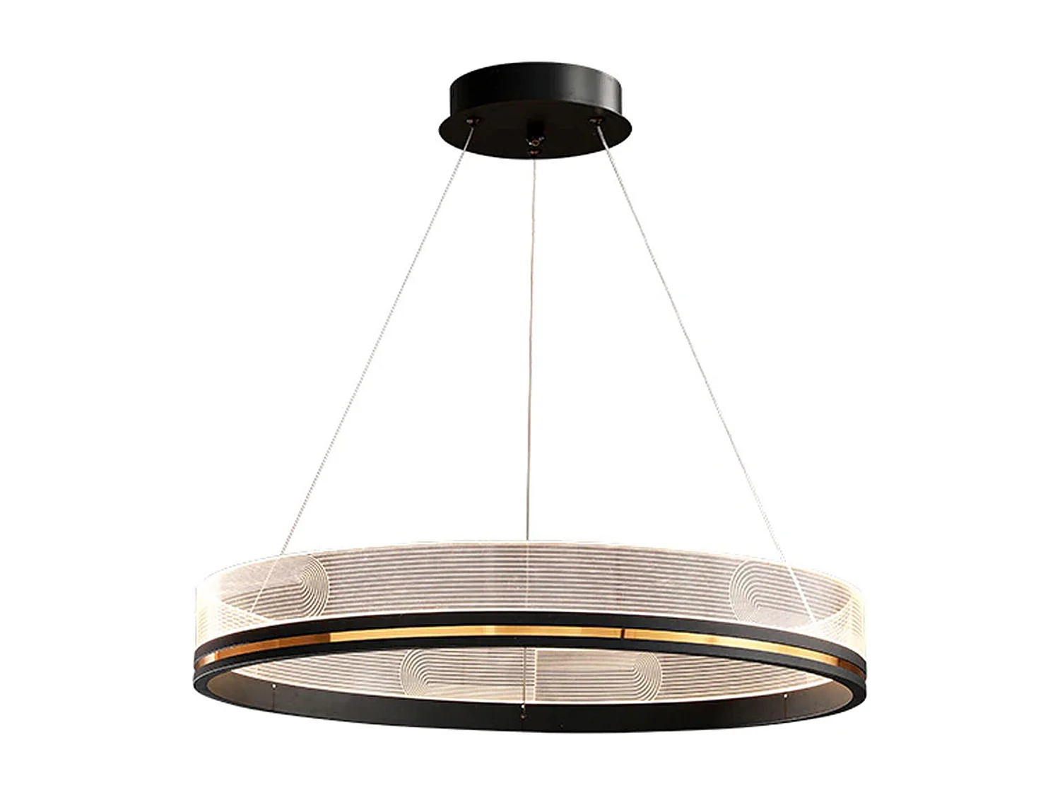 Hängelampe Toolight App1192-Cp 60Cm Black