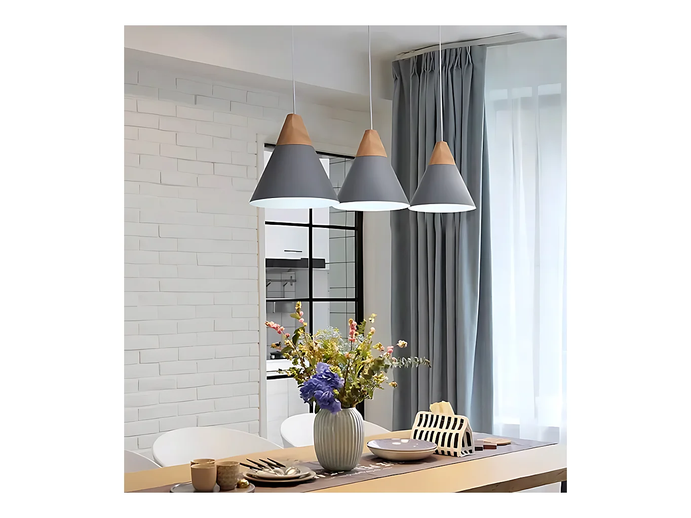 Lampe Suspendue Toolight App055-1Cp Scandi A White