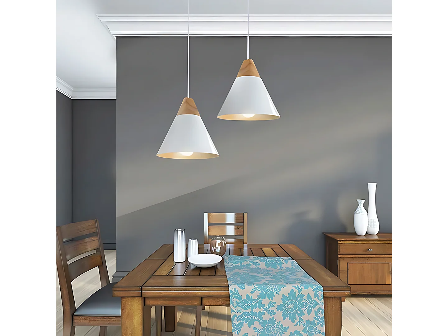 Lámpara Toolight App055-1Cp Scandi A White