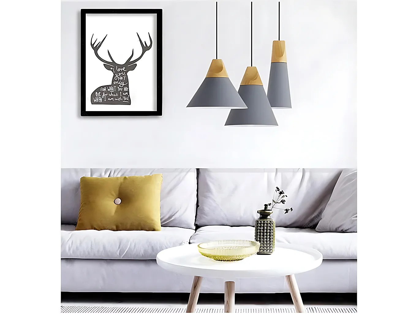 Lampada Toolight App055-1Cp Scandi A White