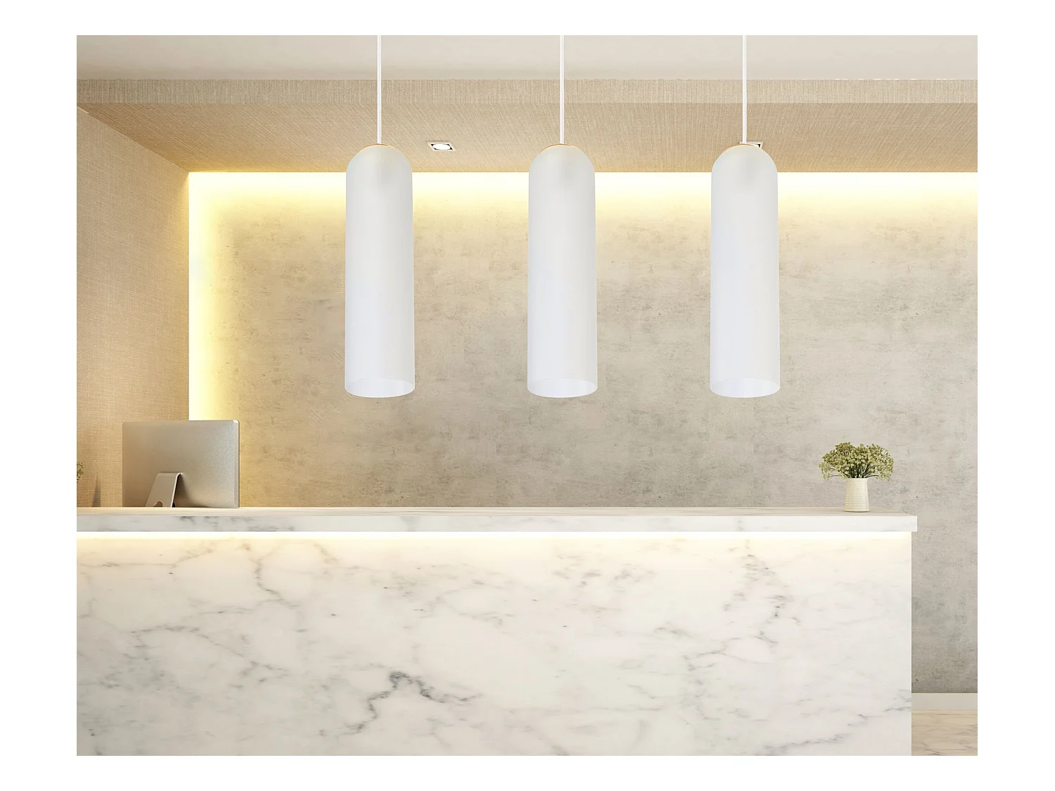 Lampe Suspendue Toolight App665-1Cp Gold White