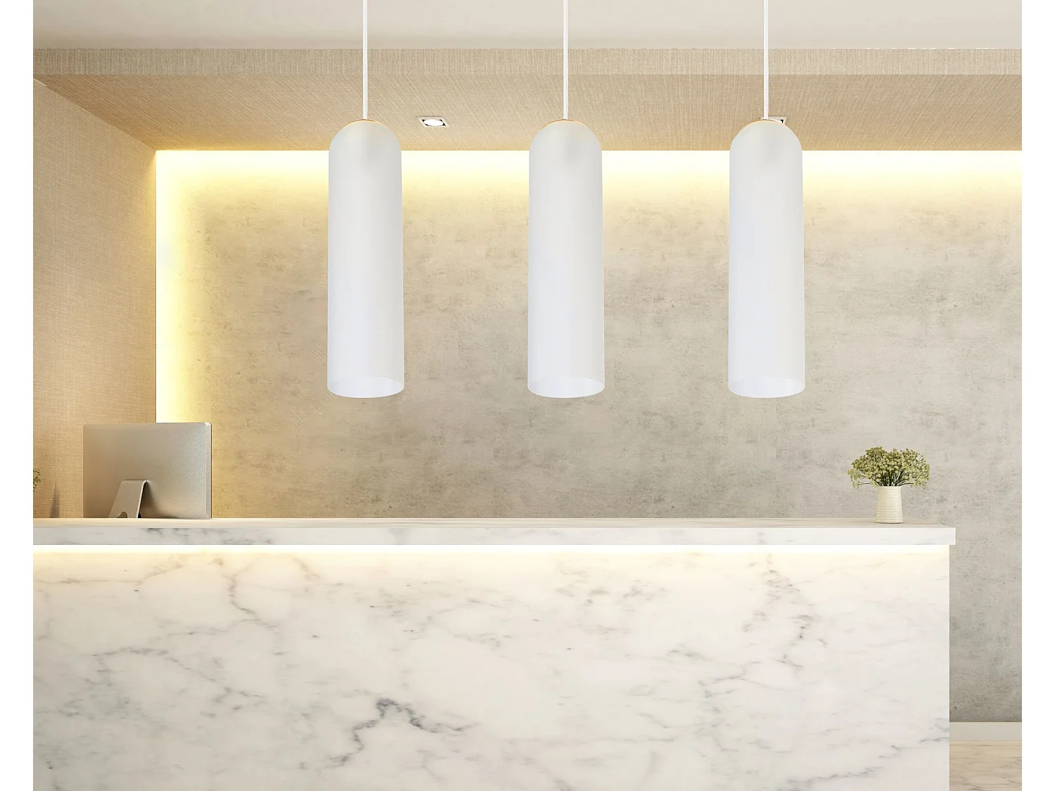 Candeeiro Suspenso Toolight App665-1Cp Gold White