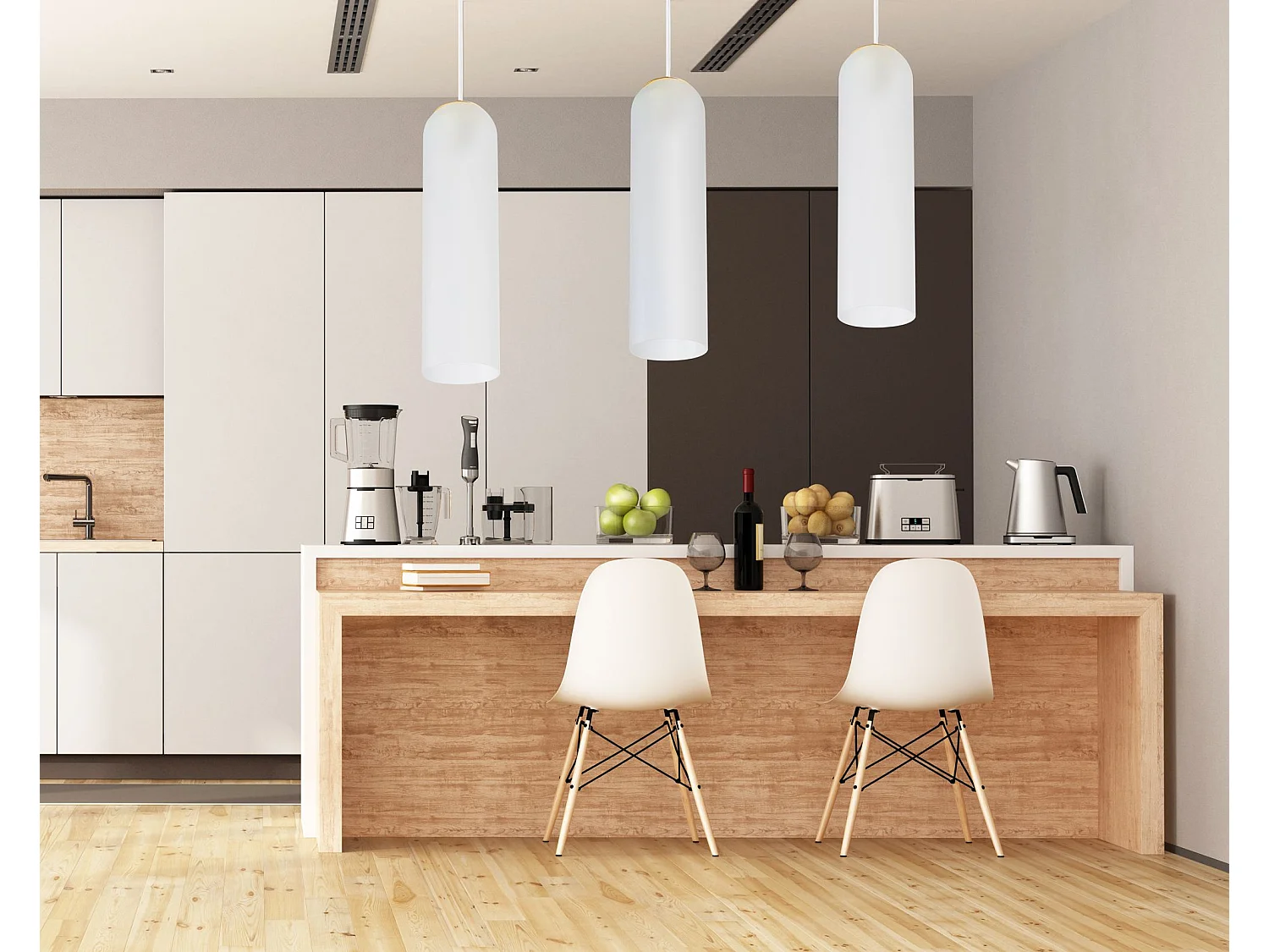 Candeeiro Suspenso Toolight App665-1Cp Gold White