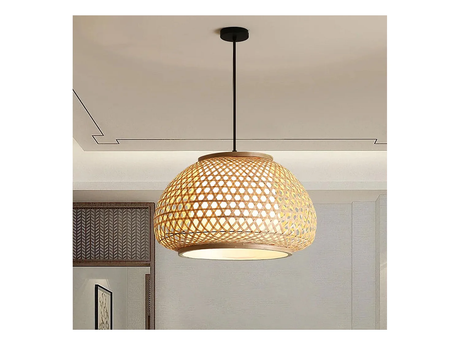 Lampe Suspendue Toolight App1648-1Cp 35Cm Brown