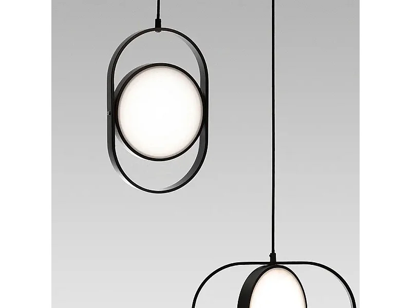 Lampe Suspendue Toolight Ledapp1554-Cp Black