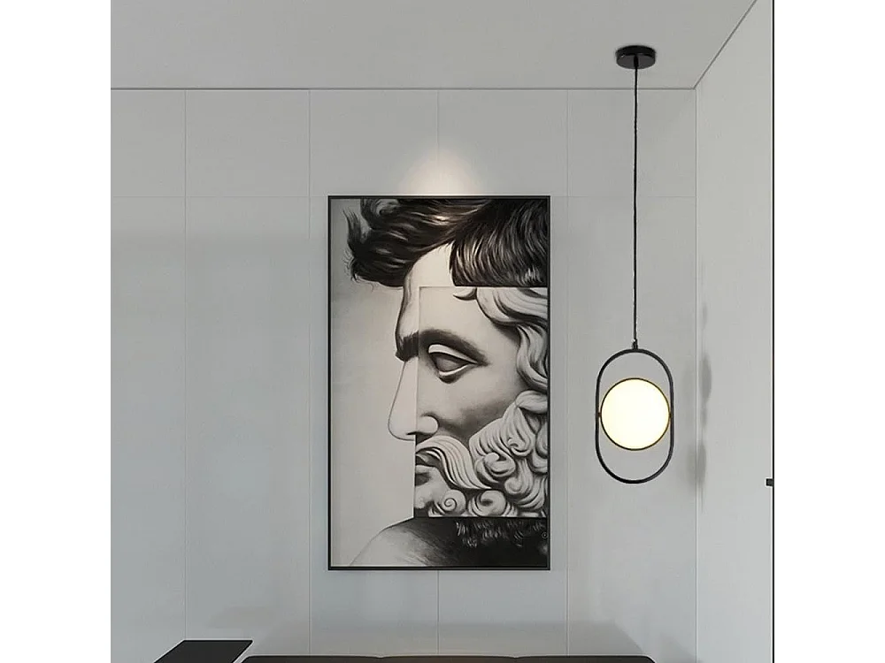 Lampe Suspendue Toolight Ledapp1554-Cp Black