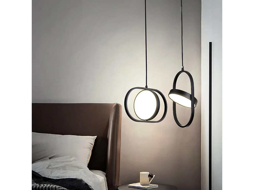 Lampe Suspendue Toolight Ledapp1554-Cp Black