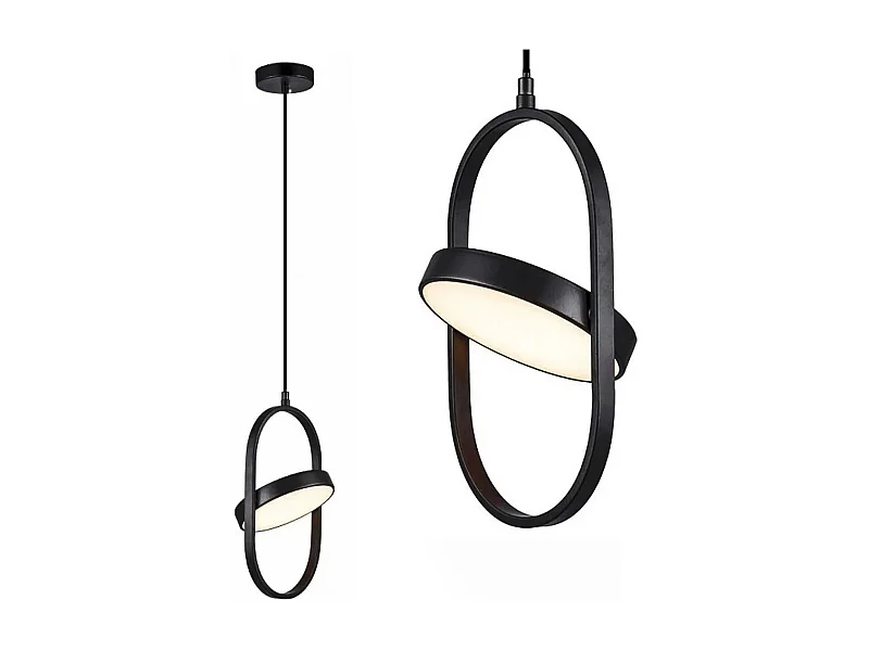 Lampe Suspendue Toolight Ledapp1554-Cp Black