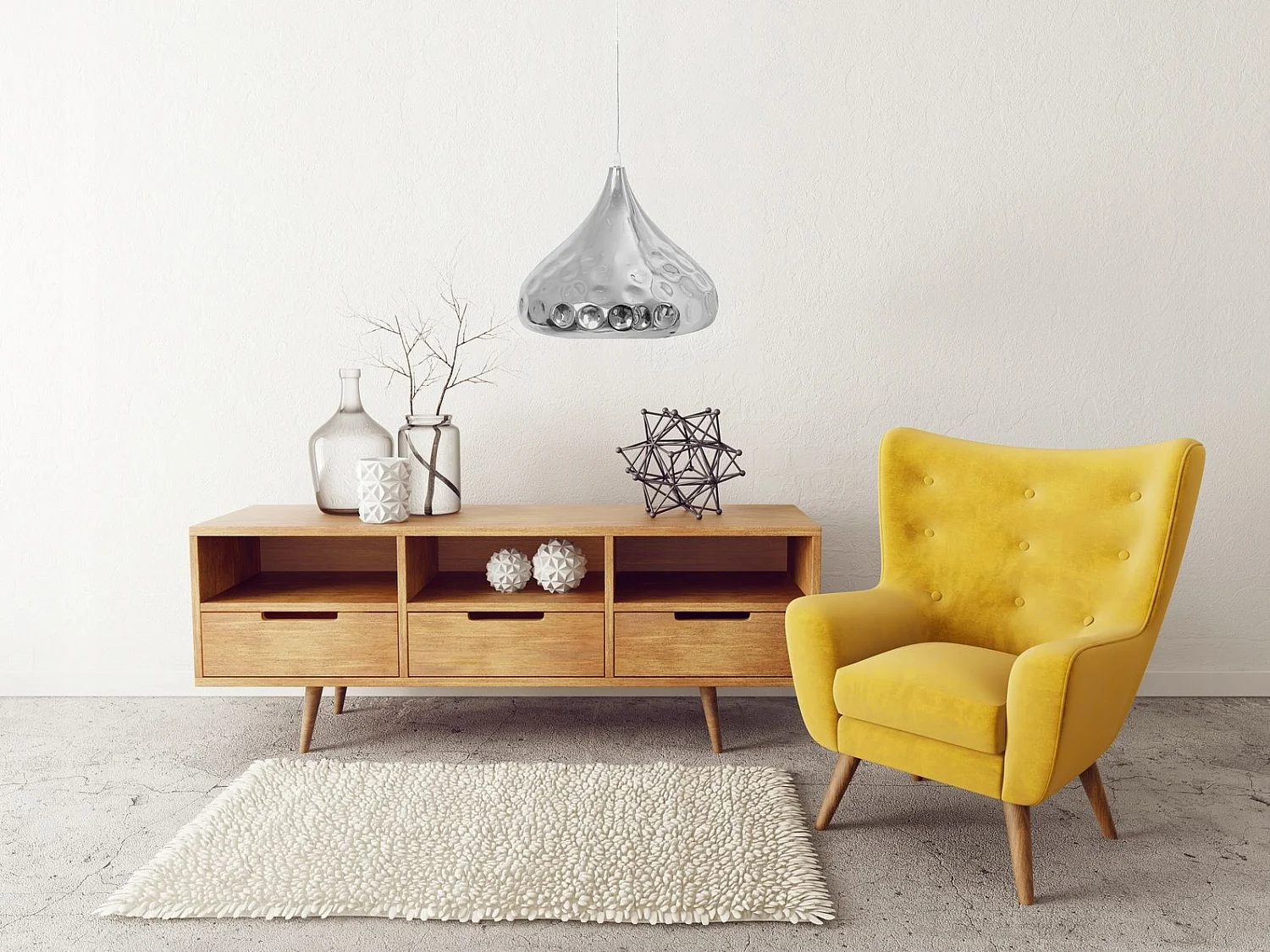 Lampe Suspendue Toolight App272-1Cp Grey