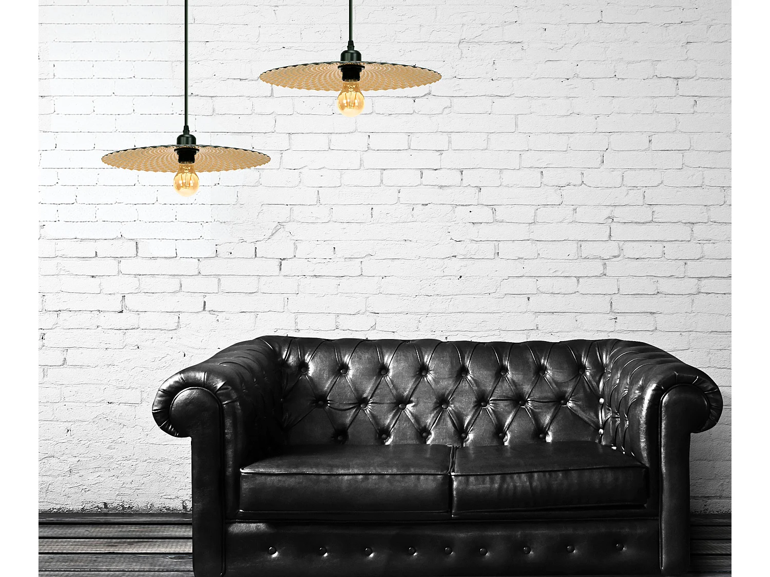 Lampe Suspendue Toolight App1290-1Cp Brush Gold