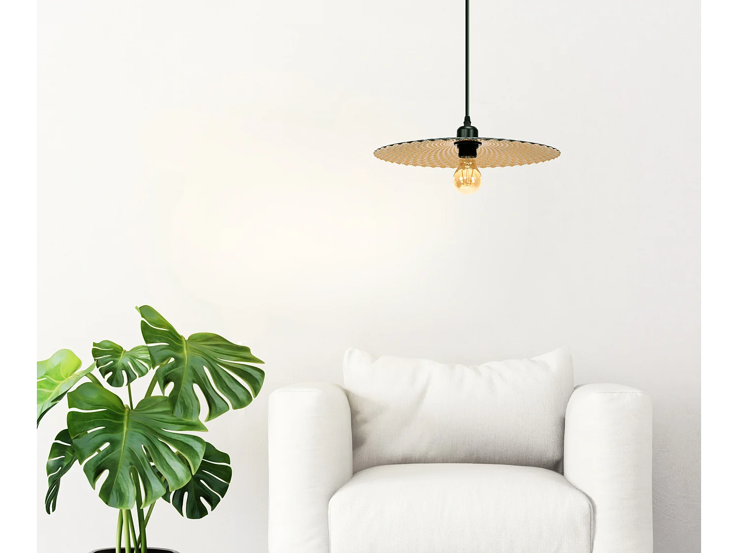 Lampada Toolight App1290-1Cp Brush Gold