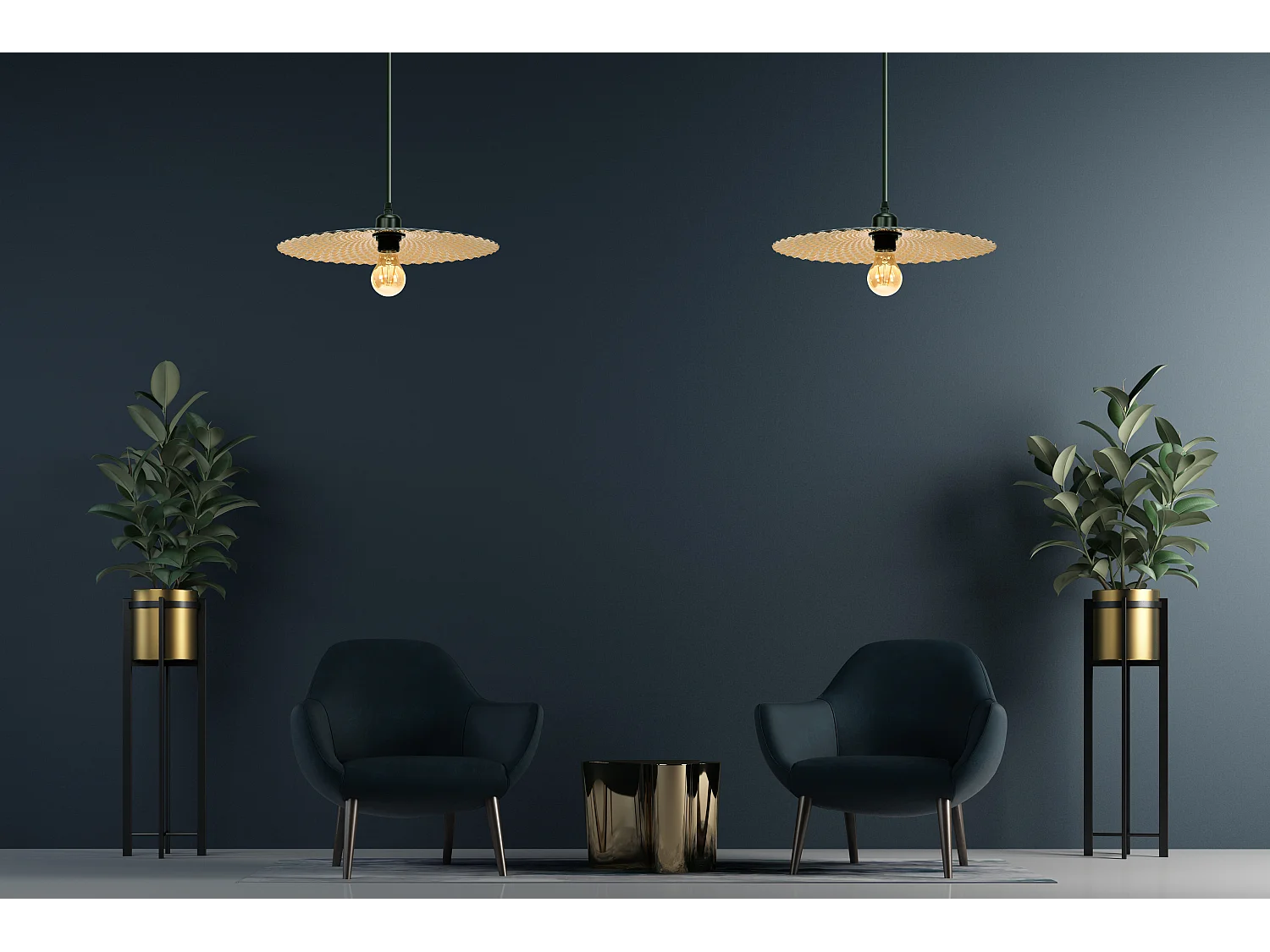 Lampada Toolight App1290-1Cp Brush Gold