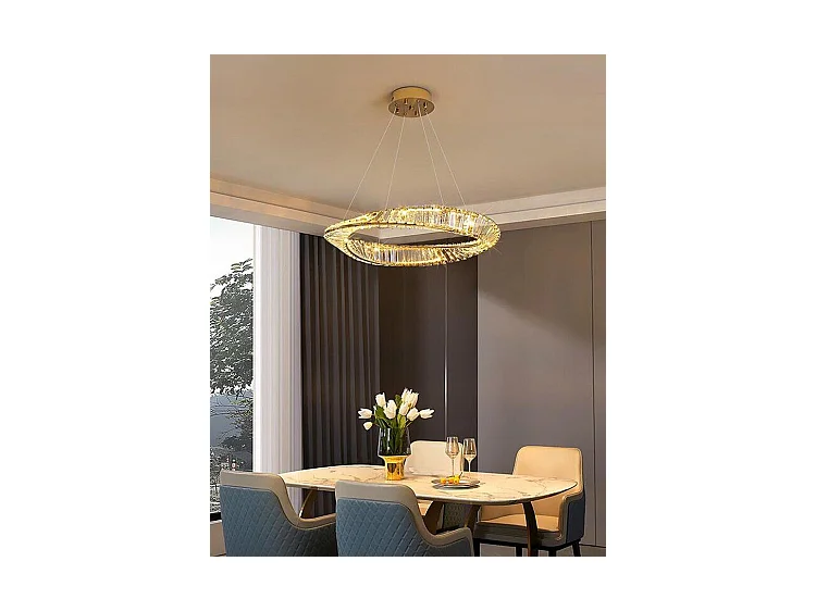 Lampada Toolight App1202-Cp Cristal 80Cm Gold