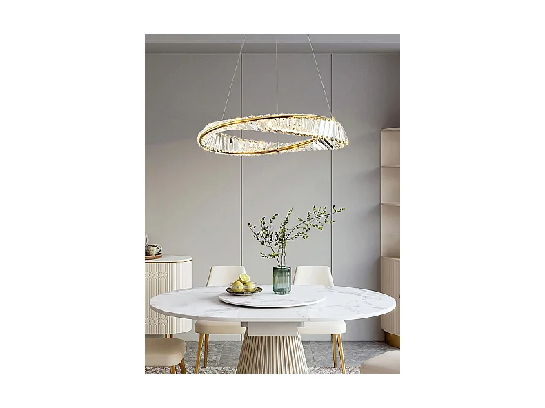 Lampada Toolight App1202-Cp Cristal 80Cm Gold