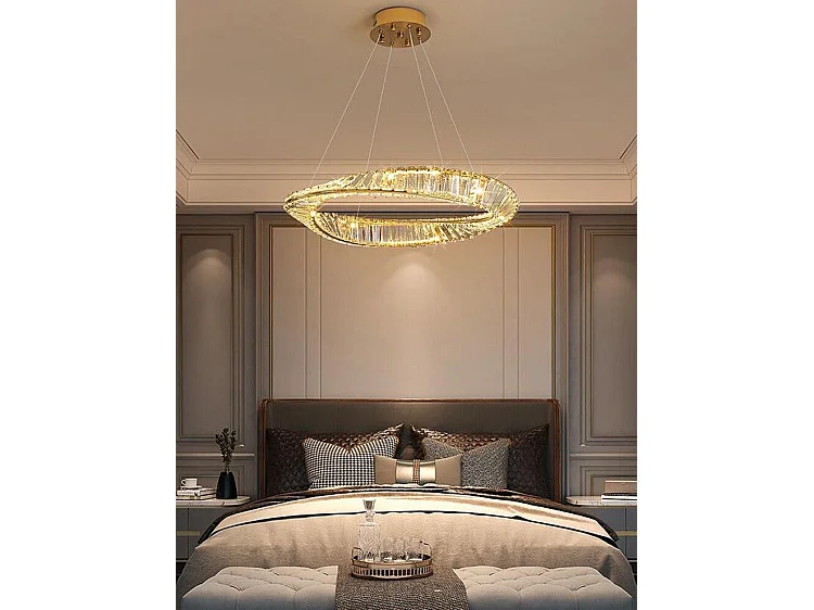 Lampada Toolight App1202-Cp Cristal 80Cm Gold