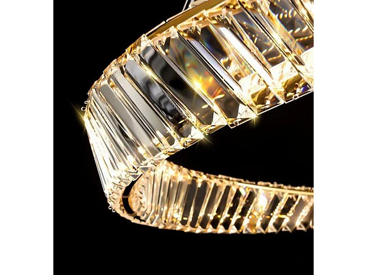 Lampada Toolight App1202-Cp Cristal 80Cm Gold