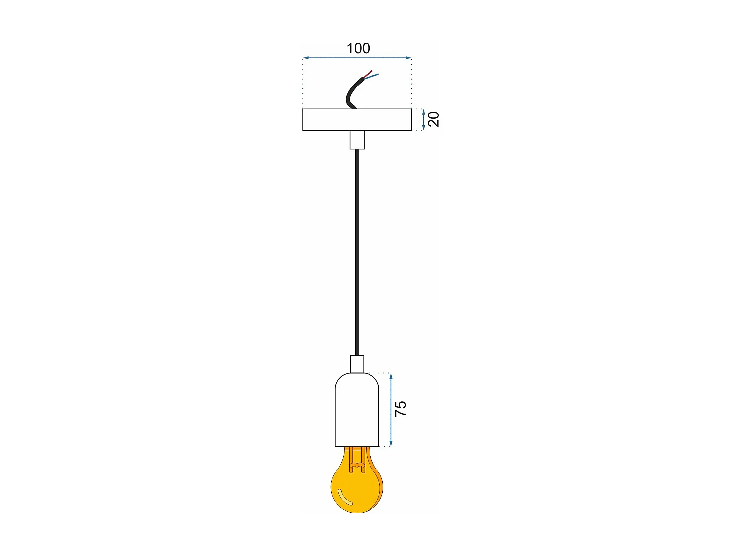 Candeeiro Suspenso Toolight App354-1Cp Chrome