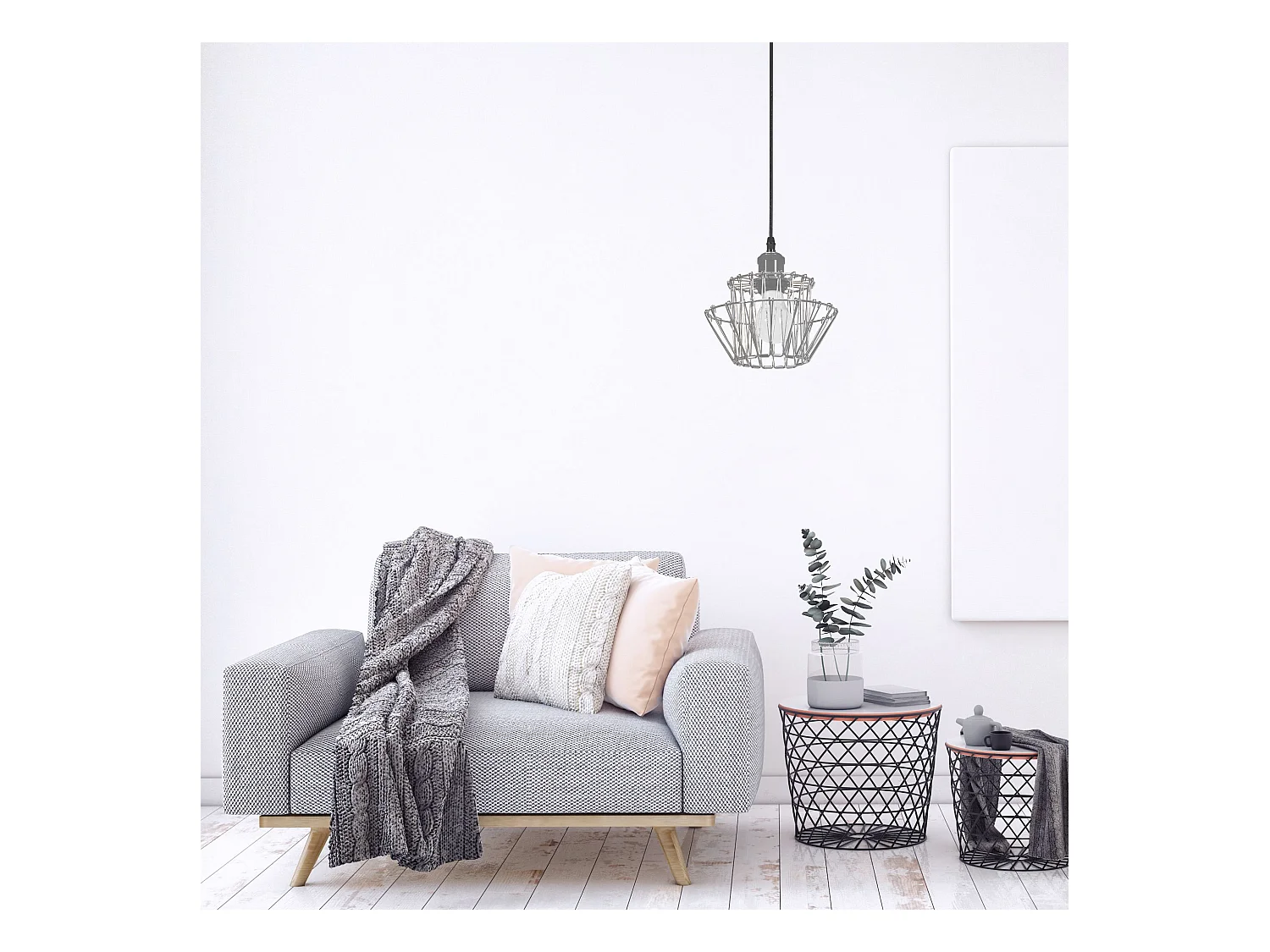 Hängelampe Toolight App943-1Cp Set 36Cm Chrome