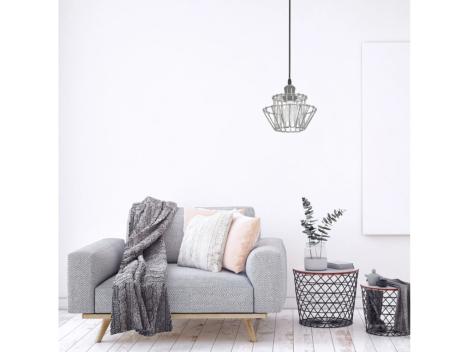 Lampe Suspendue Toolight App943-1Cp Set 36Cm Chrome