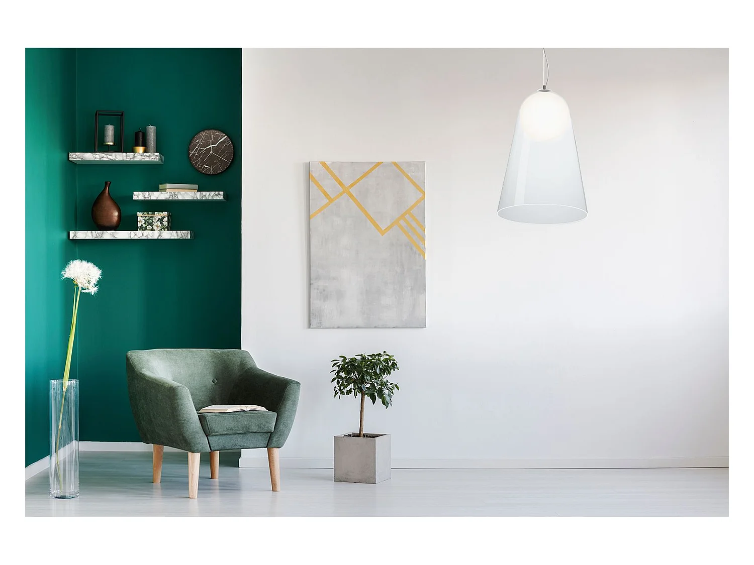 Lampe Suspendue Toolight App1029-1Cp White