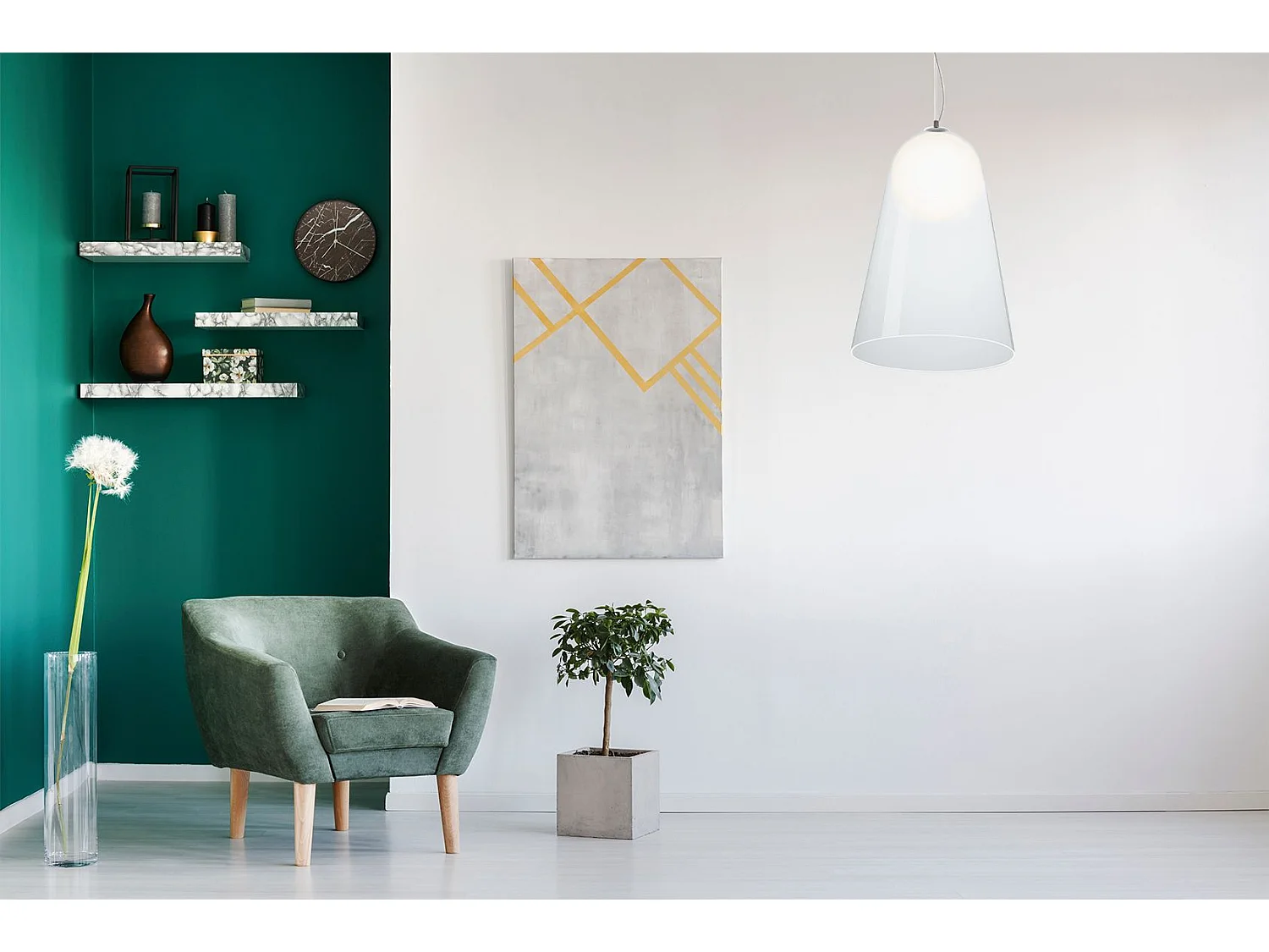 Lampe Suspendue Toolight App1029-1Cp White