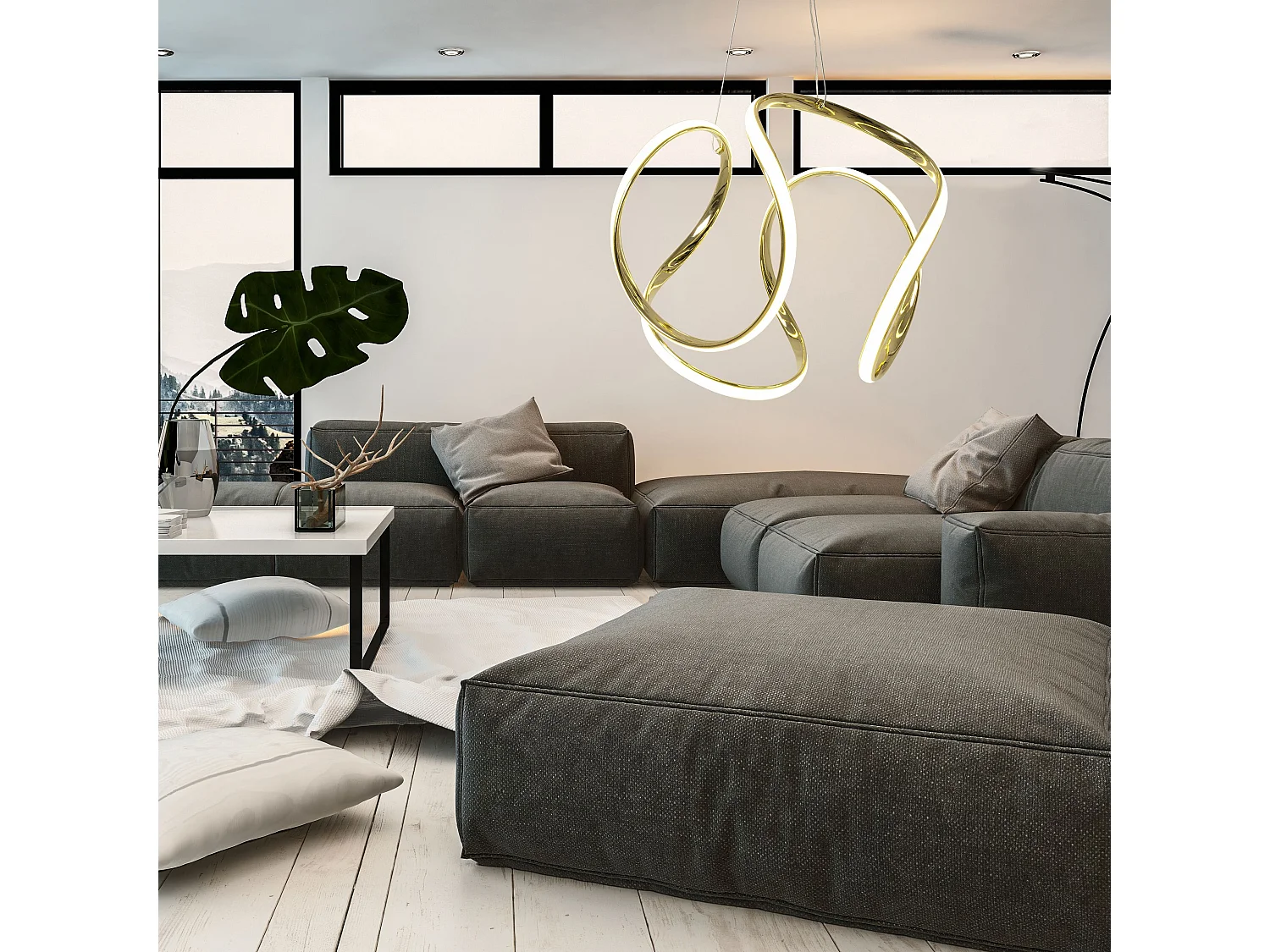 Lampada Toolight App386-Cp Gold