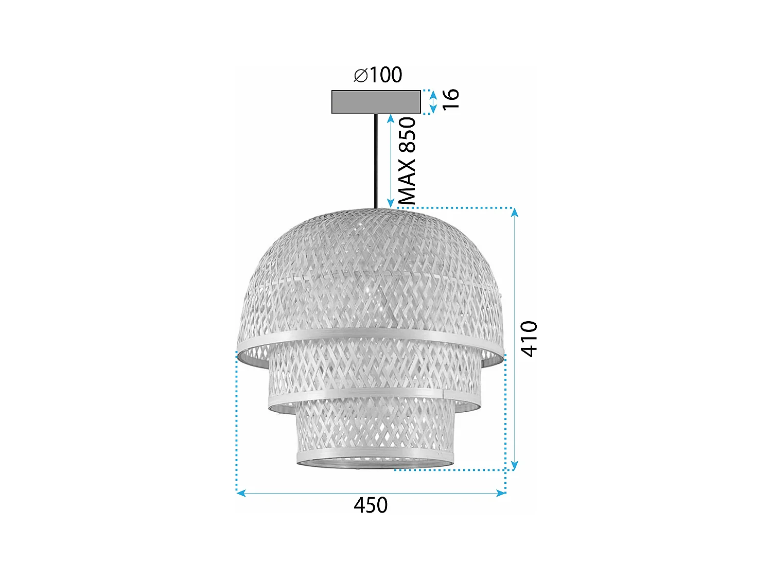 Lampe Suspendue Toolight App1629-1Cp Brown