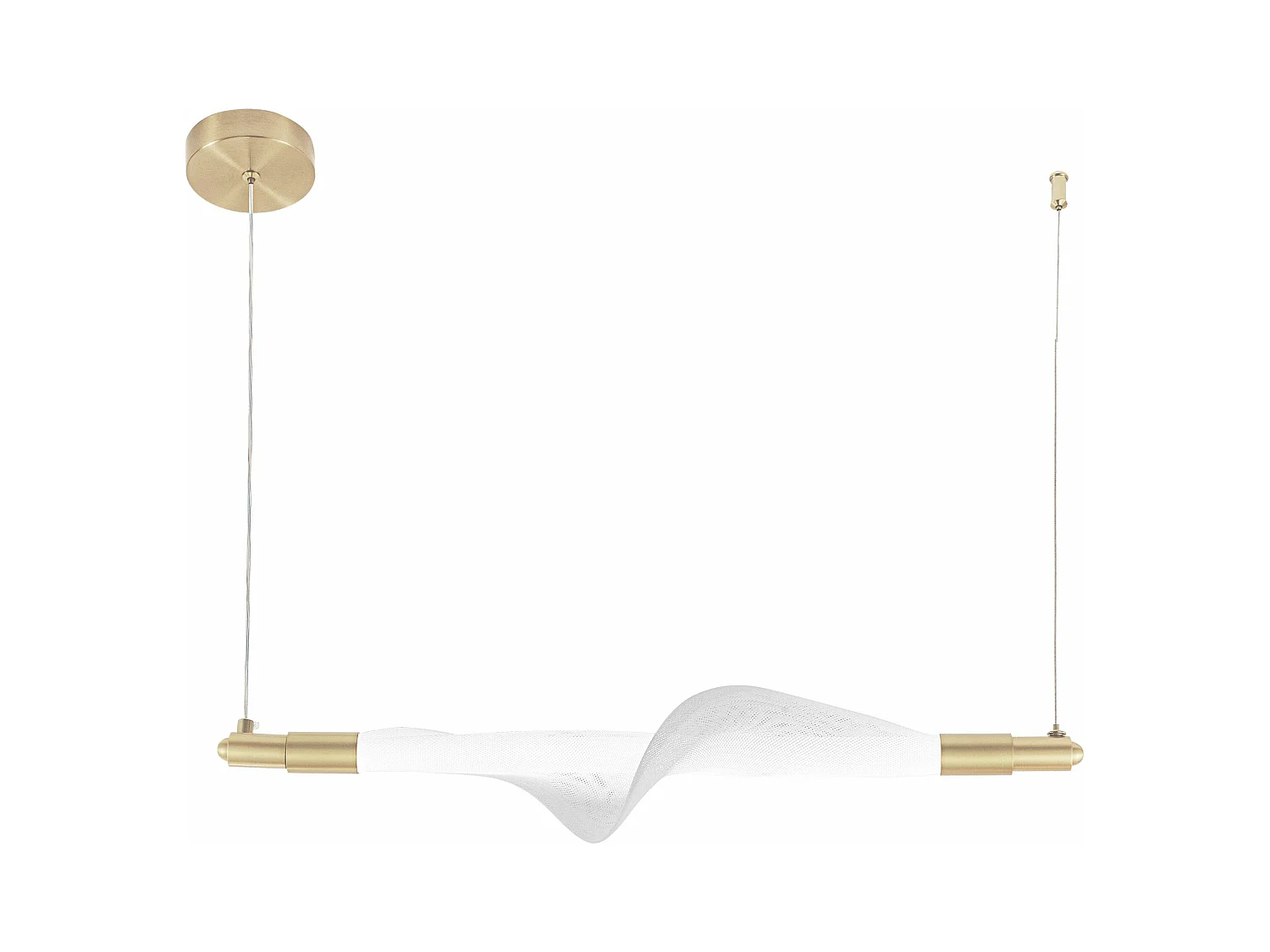 Lampe Suspendue Toolight Led G011-Cp Line White Gold