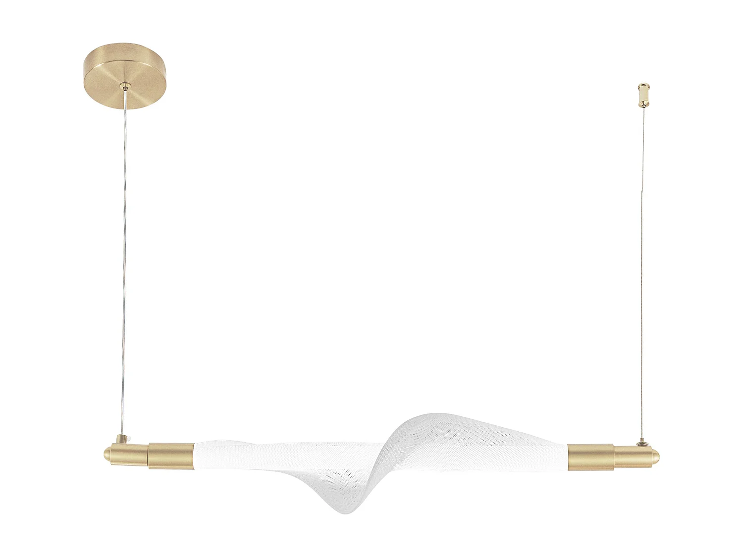 Lampe Suspendue Toolight Led G011-Cp Line White Gold