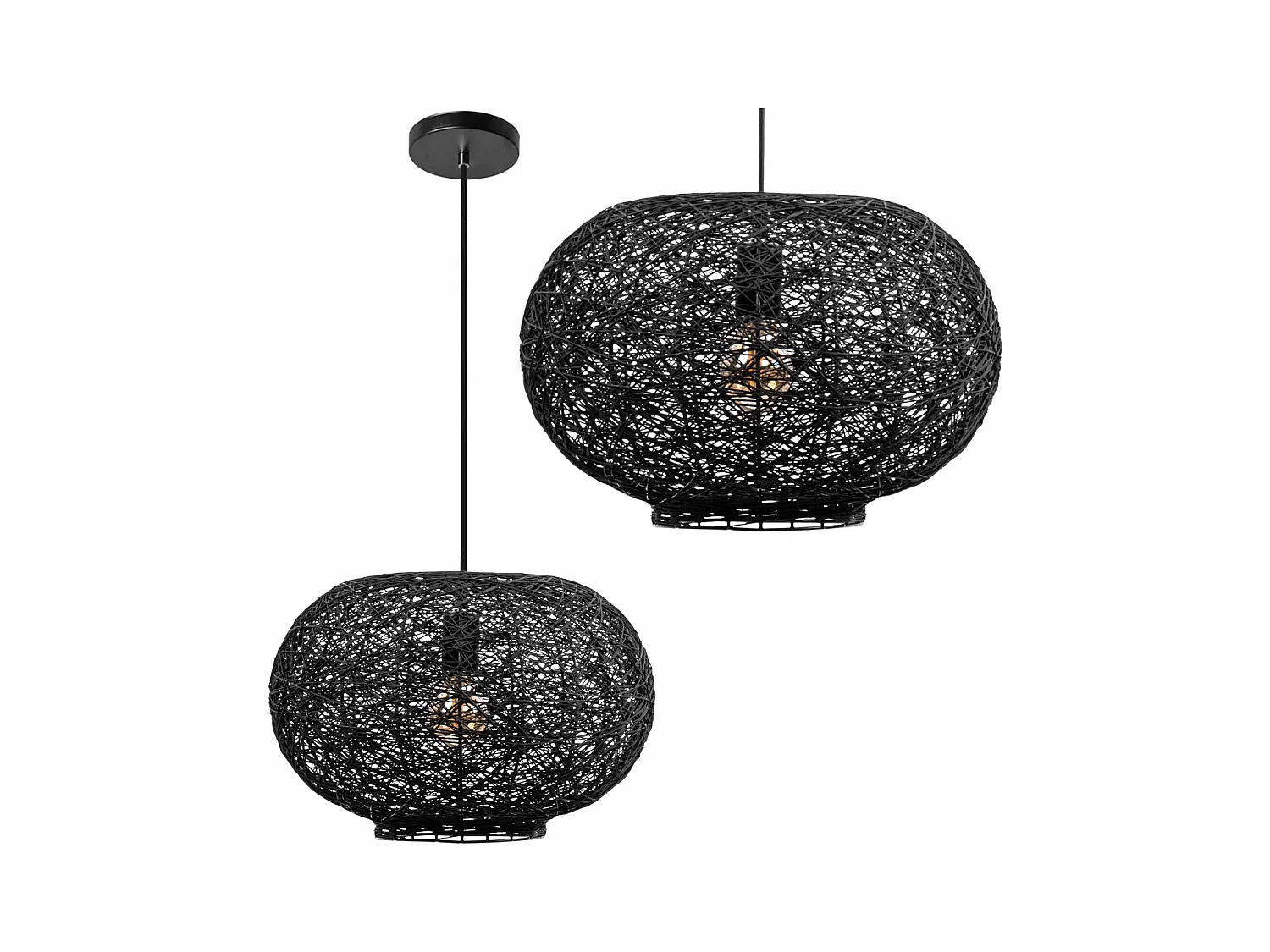 Lampe Suspendue Toolight App1321-1Cp Black