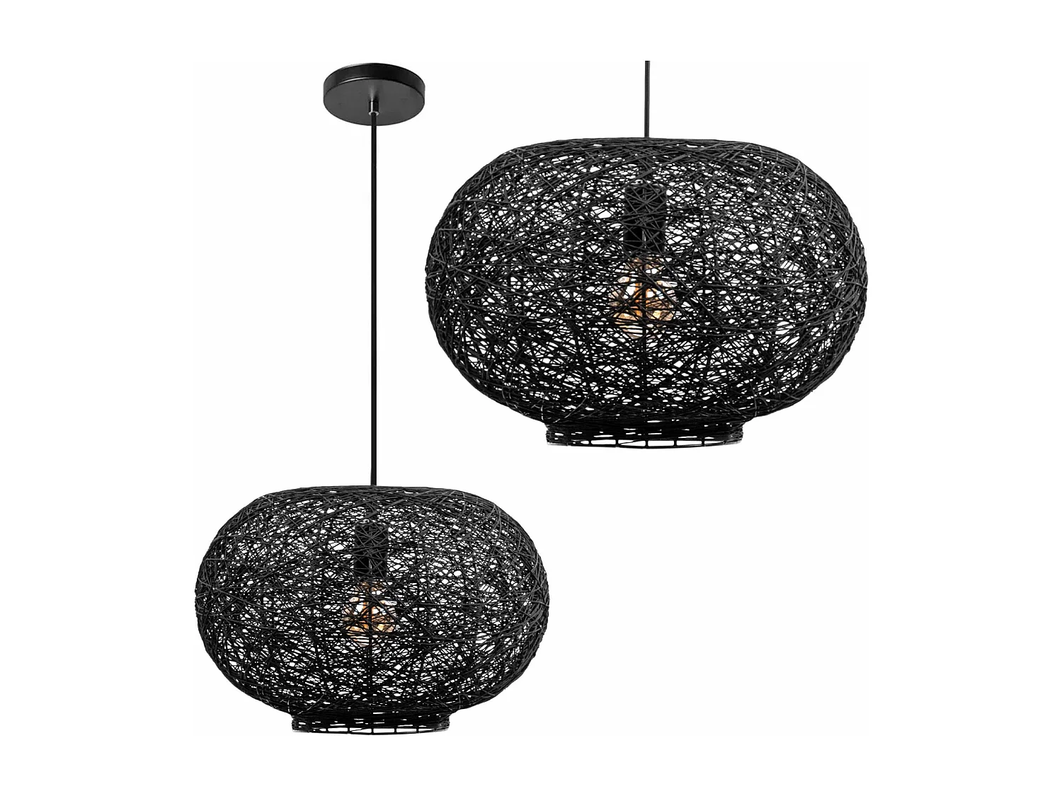 Lampe Suspendue Toolight App1321-1Cp Black