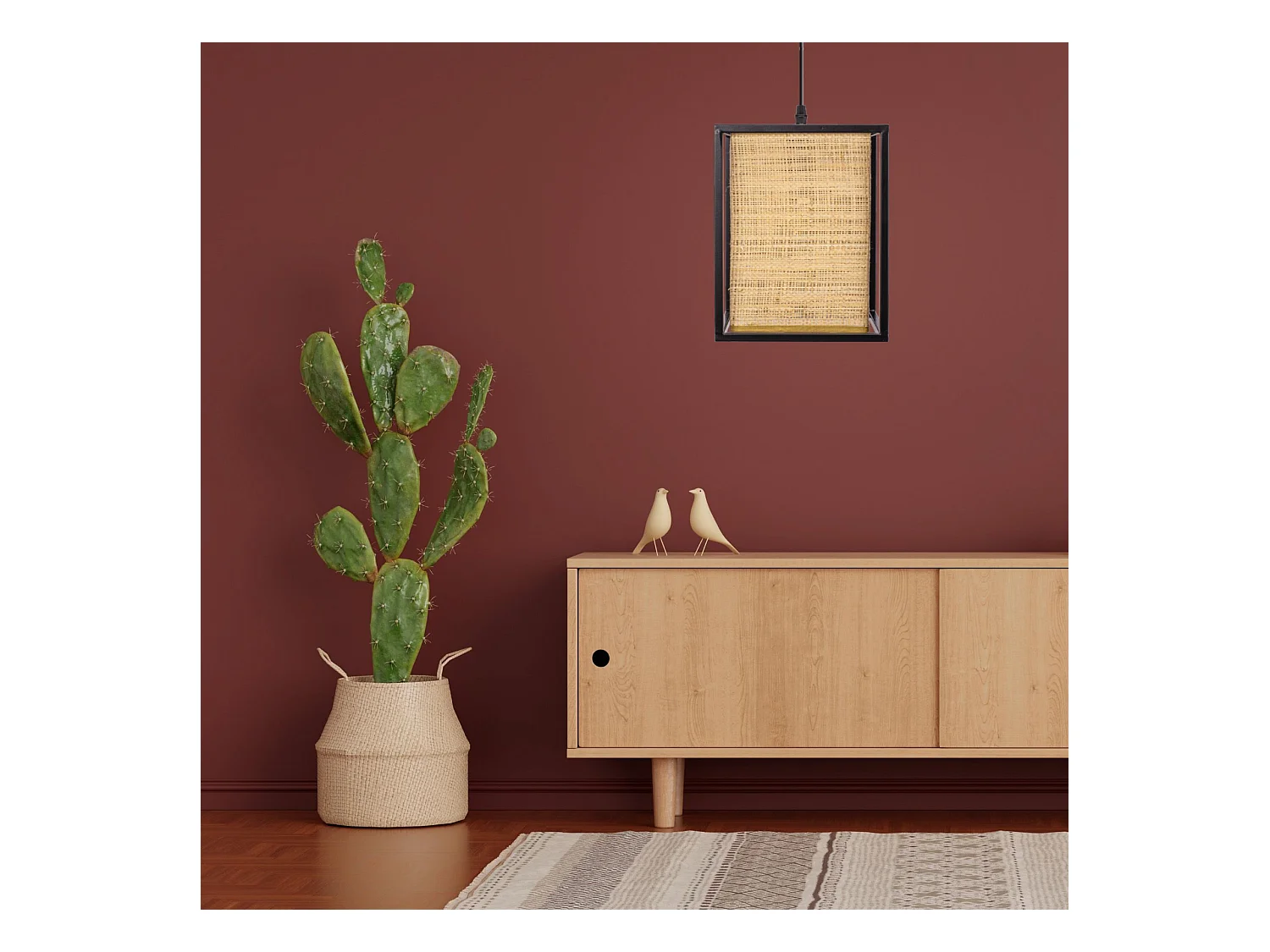 Lampe Suspendue Toolight App1285-1Cp Brown