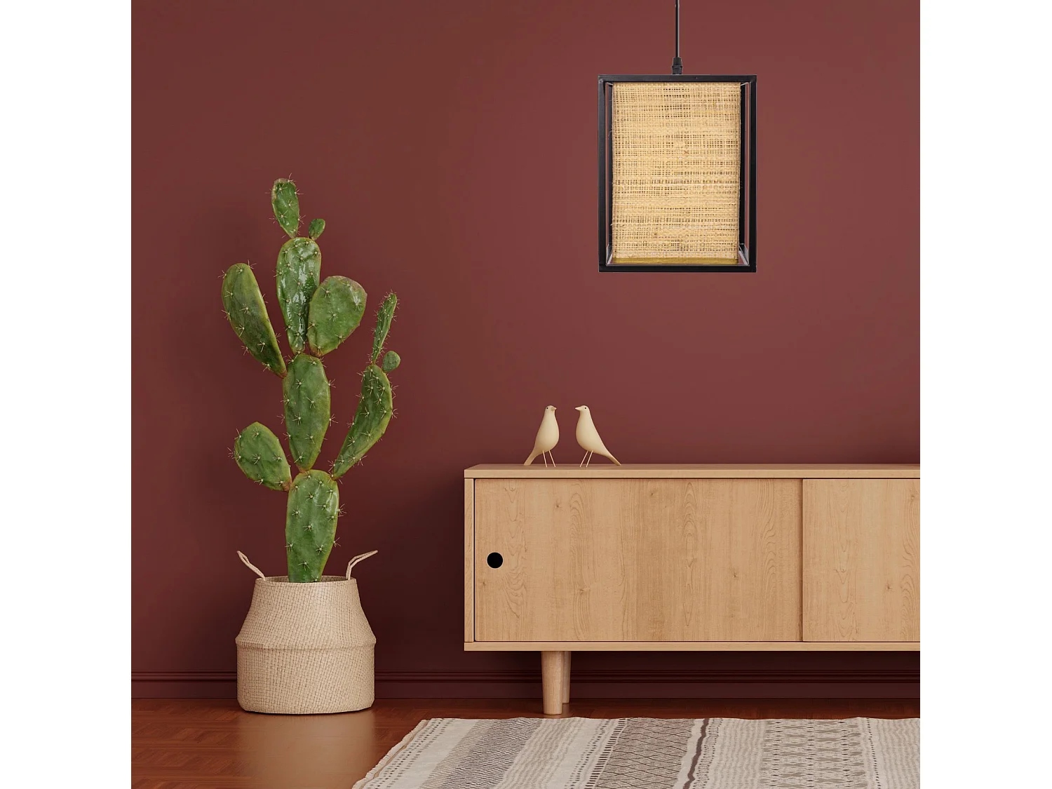 Lampe Suspendue Toolight App1285-1Cp Brown