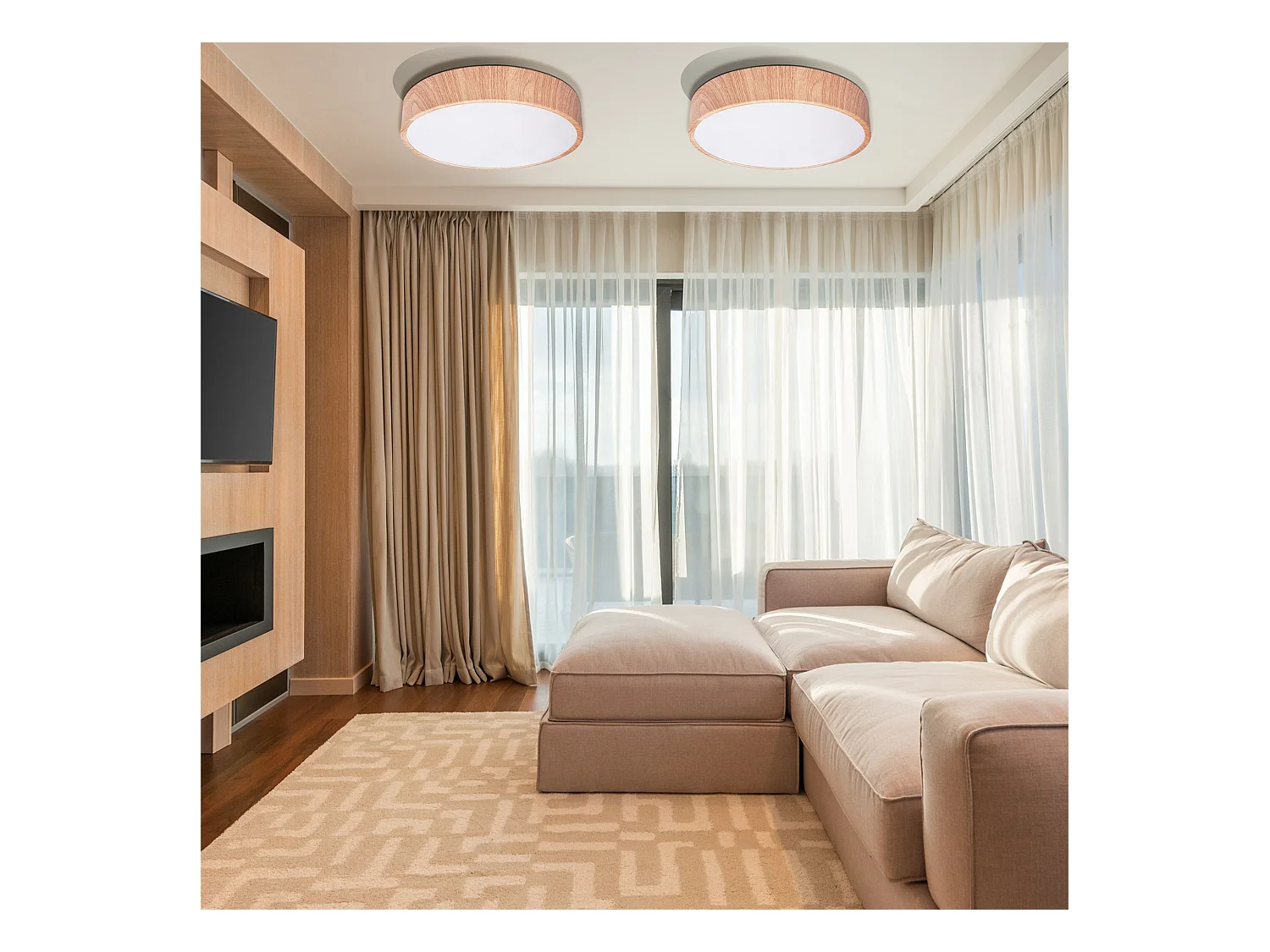 Lampe Suspendue Toolight App1404-C 30Cm Beige