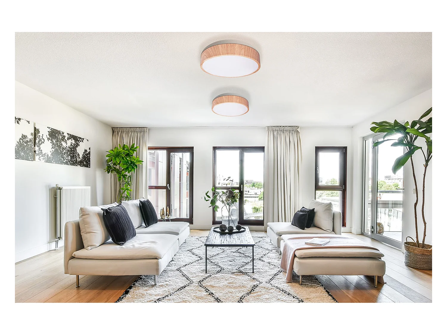 Lampe Suspendue Toolight App1404-C 30Cm Beige