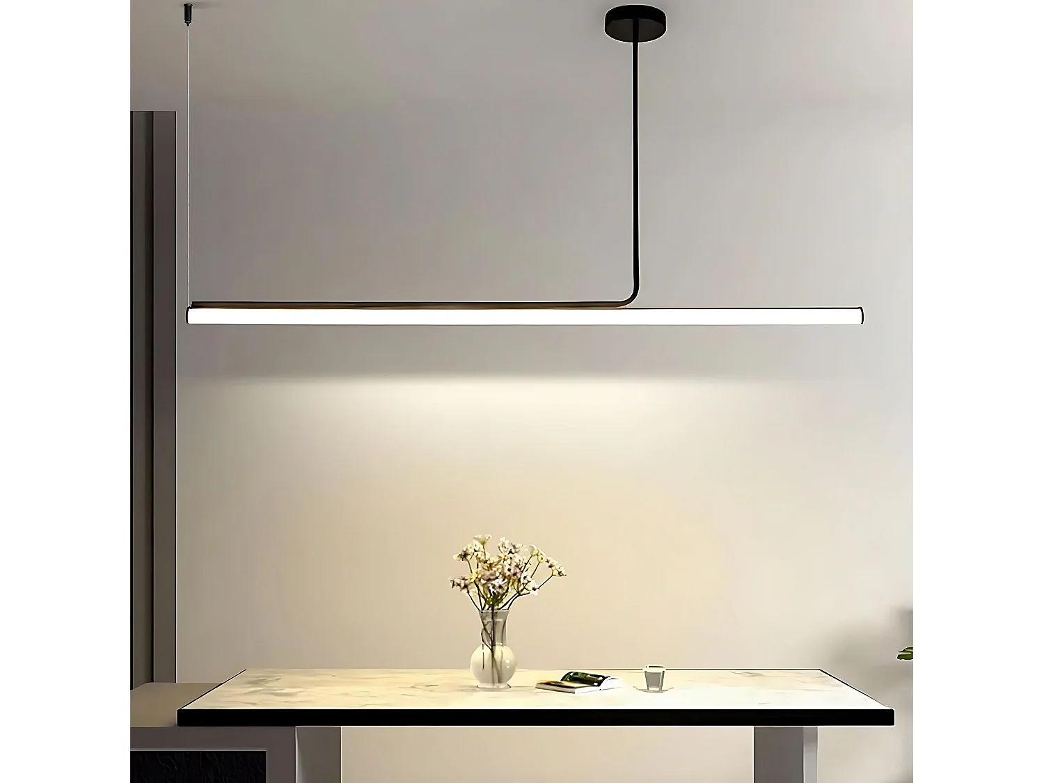 Hanglamp Toolight Led App1660-Cp 140Cm Black