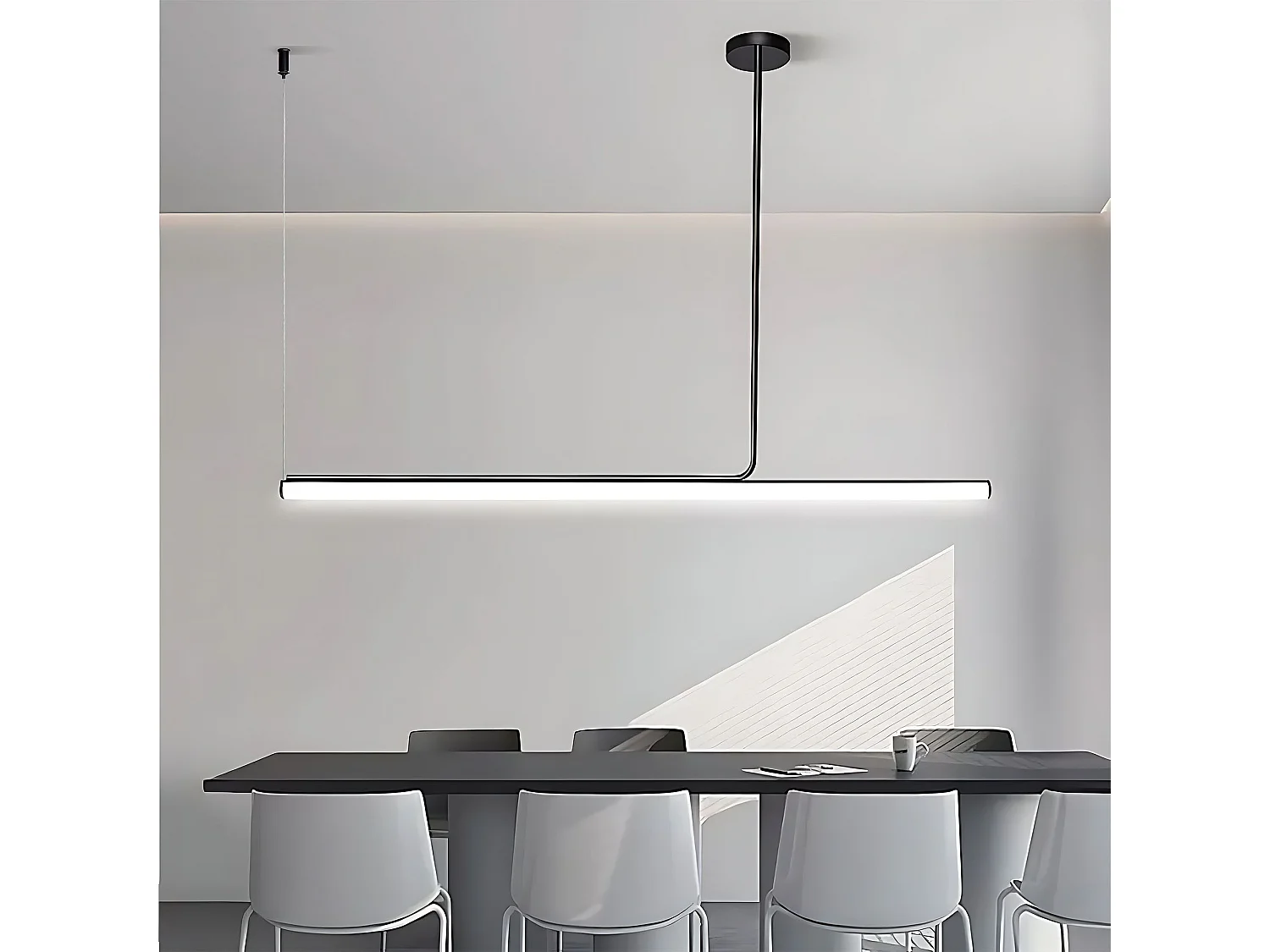 Hanglamp Toolight Led App1660-Cp 140Cm Black
